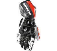Spidi Carbo Kangaroo, guantes M male Negro/Blanco/Rojo