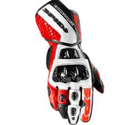 Spidi Carbo Track Evo, Guantes XXL male Negro/Blanco/Rojo