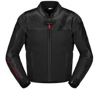 Spidi DP Progressive Hybrid Chaqueta de cuero para moto, negro, tamaño 48 para Hombres