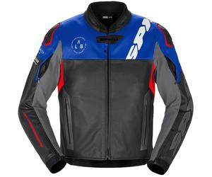 SPIDI Chaquetas DP Progressive Leather Black / Red / Blue 50