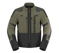 Spidi Frontier Pro H2OUT Chaqueta Textil de Motocicleta Impermeable, Verde Militar, Talla L
