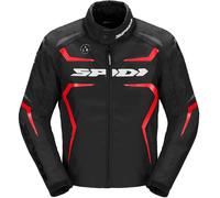 SPIDI Sportmaster H2out Chaqueta, Negro/Rojo, L para Hombre
