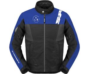 Spidi Corsa H2Out chaqueta textil impermeable para motocicletas, negro-azul, tamaño L para Hombres