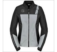 Spidi Corsa Net Windout Chaqueta textil de moto, negro-gris, tamaño L para Mujer