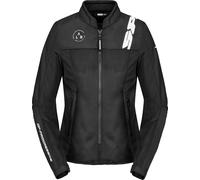 Spidi Corsa Net Windout Chaqueta textil de moto, negro-blanco, tamaño S para Mujer