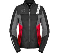 Spidi Corsa Net Windout Chaqueta textil de moto, negro-rojo, tamaño XS para Mujer