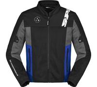 Spidi Corsa Net Windout Chaqueta textil de moto, negro-azul, tamaño XL