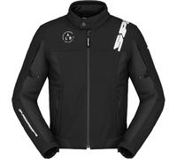 Spidi Corsa Tex Chaqueta textil de moto, negro-blanco, tamaño 3XL para Hombres