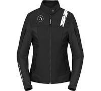 Spidi Corsa Tex Lady Chaqueta textil de moto, negro-blanco, tamaño L para Mujer