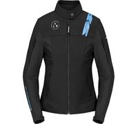 Spidi Corsa Tex, chaqueta textil mujer XXL female Negro/Azul Claro