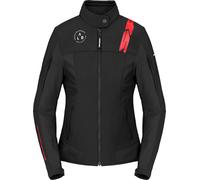 Spidi Corsa Tex Lady Chaqueta textil de moto, negro-rojo, tamaño 2XL para Mujer