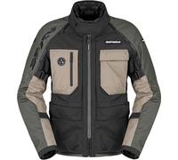 Spidi Crossmaster 2 H2Out Chaqueta textil de moto impermeable, verde, tamaño 5XL para Hombres
