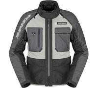 Spidi Crossmaster 2 H2Out Chaqueta textil de moto impermeable, negro-blanco, tamaño M para Hombres