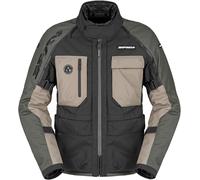 Spidi Crossmaster 2 H2Out Chaqueta textil de moto impermeable, verde, tamaño M para Hombres