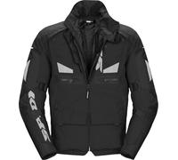 Spidi Crossmaster Chaqueta textil para motocicleta, negro, tamaño 2XL para Hombres