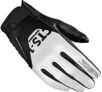 Spidi CTS-1 Guantes de motocicleta para damas, Negro/Blanco, Talla S