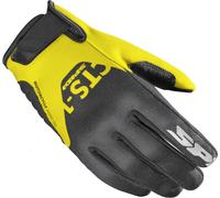 Spidi CTS-1 K3 Guantes de motocicleta, negro/amarillo, Talla S