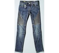 Spidi Denim Lady Racer Slim Fit Vaqueros de moto para mujer, Azul claro, Talla 30