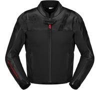 Spidi DP Progressive Hybrid Chaqueta de cuero para moto, negro, Talla 50