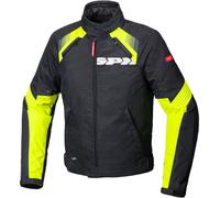 Spidi Flash Evo H2Out Chaqueta textil de motocicleta, negro/amarillo, Talla M