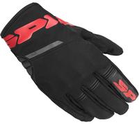 Spidi Flash H2OUT Guantes de moto, negro/rojo, Talla XL