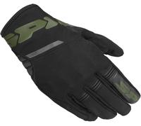 Spidi Flash H2OUT Guantes de moto para mujer, Verde Militar, Talla L