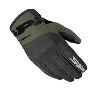 Spidi Flash-KP Guantes de moto Tex, negro-verde, tamaño L para Hombres