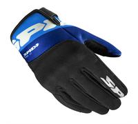 Spidi Flash-KP Guantes de moto Tex, negro-azul, tamaño 3XL para Hombres