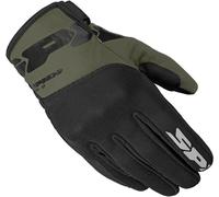 Spidi Flash-KP Guantes de moto Tex, negro-verde, tamaño M para Hombres