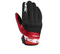 SPIDI Flash-KP Guantes de Motocicleta (Black/Red,S)
