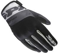 Spidi Flash-KP Tex Guantes de moto para mujer, negro-gris, tamaño L