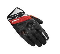 SPIDI, Flash-R Evo, Guanti Moto per Uomo, Protettivi e Resistenti, Guanti Moto Estivi Impermeabili e Antiscivolo, con Touchscreen Capacitivo, Peso Medio 0, 1 kg, Colore Rosso, Taglia L