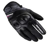 Spidi Flash-R Evo Tex Guantes de moto para mujer, negro, tamaño S