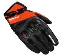 Spidi Flash-R Evo Guantes de motocicleta, negro-naranja, tamaño 3XL para Hombres