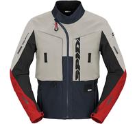 Spidi Frontier Chaqueta textil de moto, Hielo/rojo/azul, Talla XXL