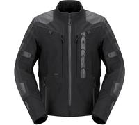 Spidi Frontier Pro H2OUT Chaqueta Textil de Motocicleta Impermeable, negro, tamaño M para Hombres