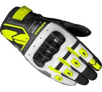 Spidi G-Carbon Botas de moto para mujer, Negro/Blanco/Amarillo, Talla XL
