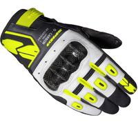 Spidi G-Carbon Guantes de la motocicleta, negro-amarillo, tamaño M para Hombres