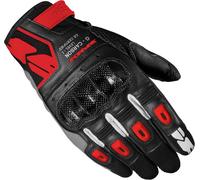 Spidi G-Carbon Guantes de la motocicleta, rojo/negro, Talla S