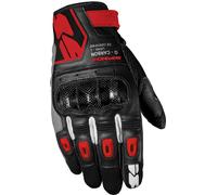 SPIDI, G-Carbon - Guantes de Moto con función táctil resistiva y Acolchado Protector, Resistentes a la abrasión y Transpirables