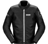 Spidi Genesis, chaqueta de cuero 60 male Negro/Blanco