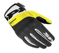 SPIDI Guantes de Moto Flash KP de Tela, para Hombre, L, Amarillo/Negro