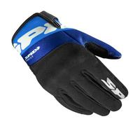 Spidi Flash-KP Guantes de moto Tex, negro-azul, tamaño M para Hombres