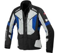 Spidi H2Out Outlander Chaqueta textil para motocicletas, negro/gris/azul, Talla M