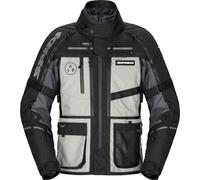 Spidi Hard Track 3 H2Out Chaqueta textil de moto impermeable, blanco-beige, tamaño 3XL para Hombres