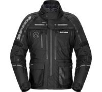 Spidi Hard Track 3 H2Out Chaqueta textil de moto impermeable, negro, tamaño 3XL para Hombres