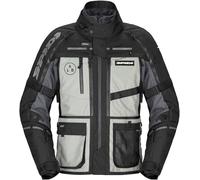 Spidi Hard Track 3 H2Out Chaqueta textil de moto impermeable, blanco-beige, tamaño 3XL para Hombres