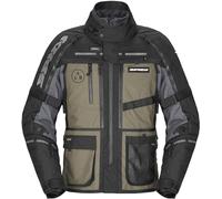 Spidi Hard Track 3 H2Out Chaqueta textil de moto impermeable, oliva, Talla XXL