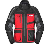 Spidi Hard Track 3 H2Out Chaqueta textil de moto impermeable, rojo, Talla S