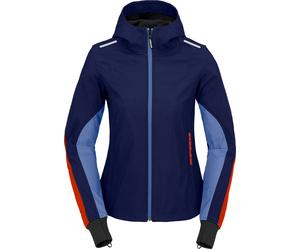 Spidi Hoodie Armor Light, chaqueta textil mujer L female Azul Oscuro/Rojo/Azul Claro
